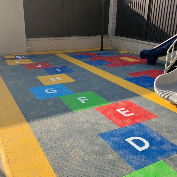 Outdoor Sport Floor Tiles - Ubin Lapangan Basket PP Profesional Sistem