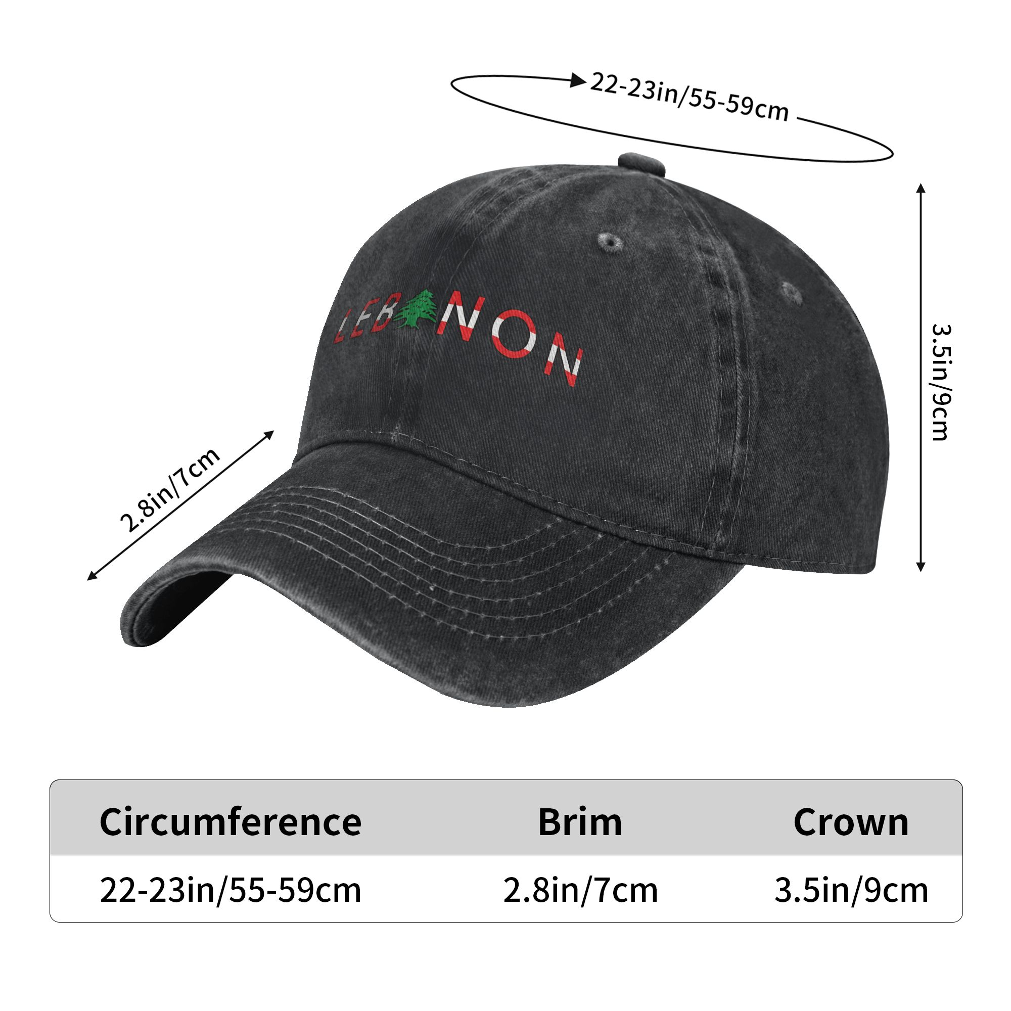 Topi Bisbol Bendera Lebanon Mu - Outdoor Sport Hat Classic ulasan dan harga