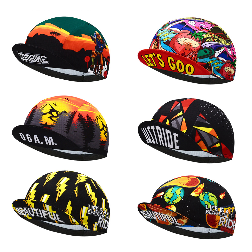 Topi Bersepeda Cetak Retro Kla - Outdoor Sport Hat Classic ulasan dan harga