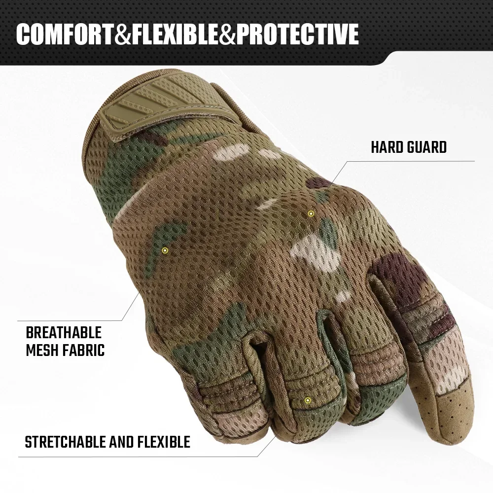 Camo sarung tangan layar sentu - Outdoor Sport Gloves ulasan dan harga
