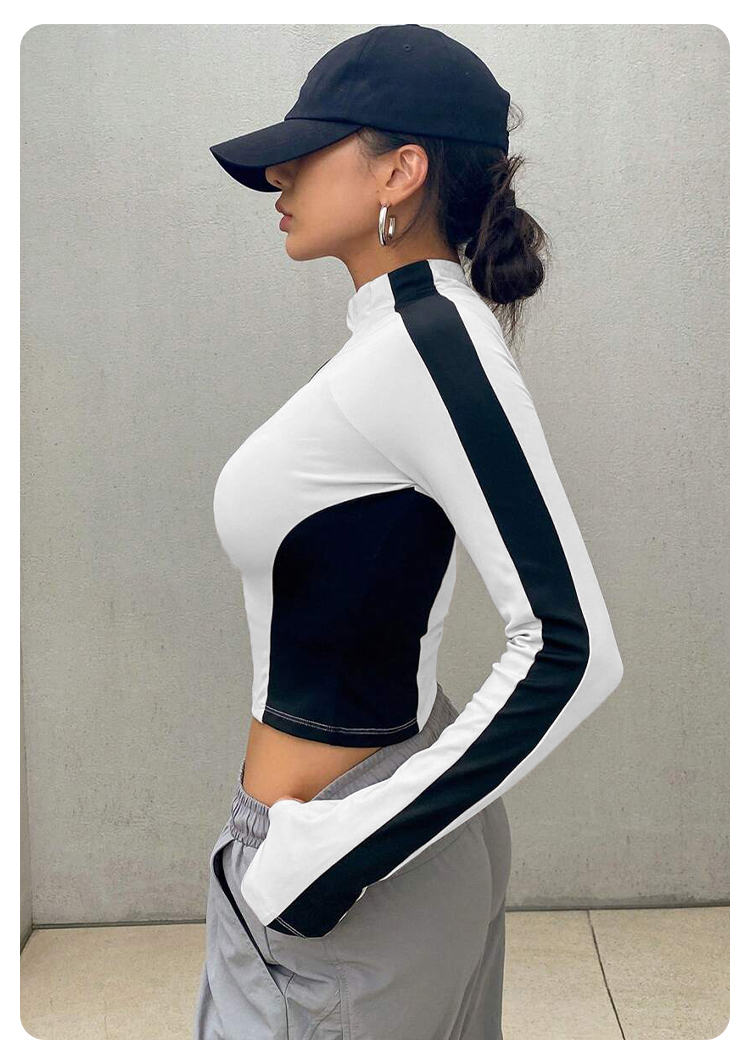 Pakaian Yoga Jaket Kerah Berdi - Outdoor Sport Gym ulasan dan harga
