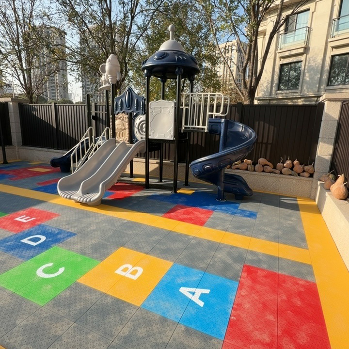 Ubin Lapangan Basket PP Profes - Outdoor Sport Floor Tiles ulasan dan harga