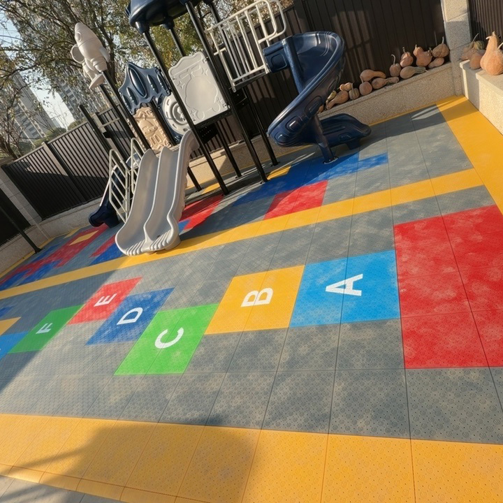 Ubin Lapangan Basket PP Profes - Outdoor Sport Floor Tiles ulasan dan harga